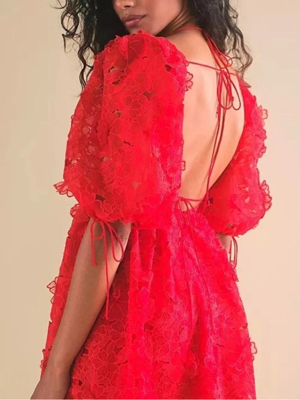 NWT For Love & Lemons Leighton Mini Dress, size M - Picture 2 of 8